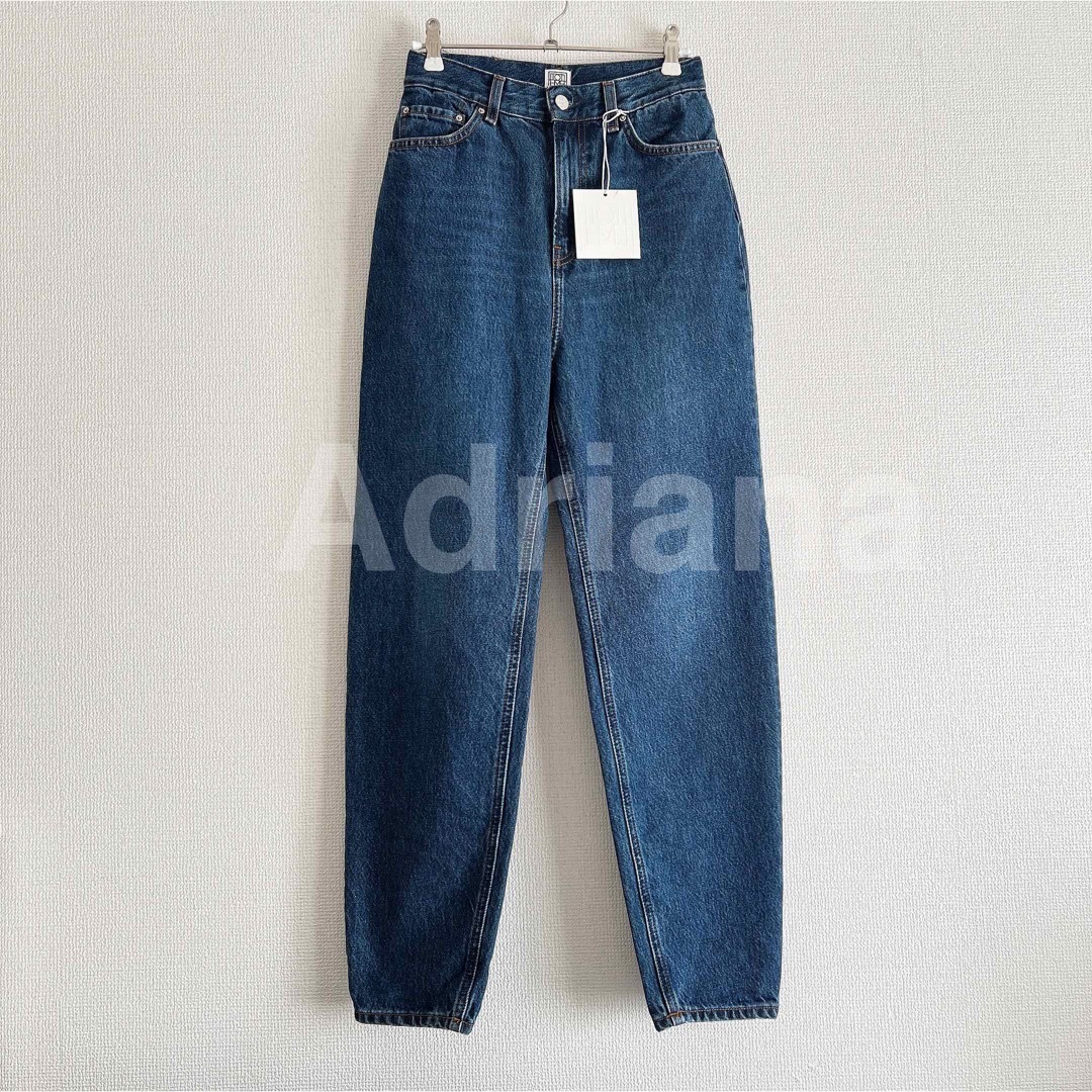 未使用 5万円 TOTEME テーパード レッグ オーガニックデニム 24/32
