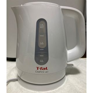 ティファール(T-fal)のT-fal 電気ケトル デルフィニアップホワイト1.8L(電気ケトル)