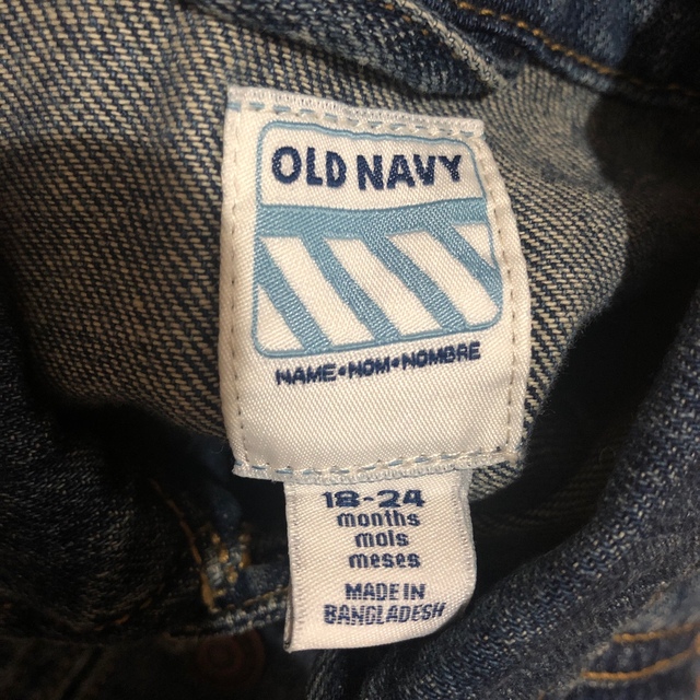 Old Navy(オールドネイビー)のOLD NAVY オールドネイビー　デニムジャケット　Gジャン キッズ/ベビー/マタニティのキッズ服男の子用(90cm~)(ジャケット/上着)の商品写真