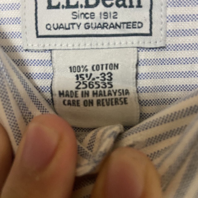 L.L.Bean(エルエルビーン)のR78 L.L.Bean ストライプシャツ 古着 オーバーサイズシャツ メンズのトップス(シャツ)の商品写真