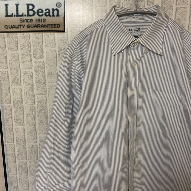 L.L.Bean(エルエルビーン)のR78 L.L.Bean ストライプシャツ 古着 オーバーサイズシャツ メンズのトップス(シャツ)の商品写真