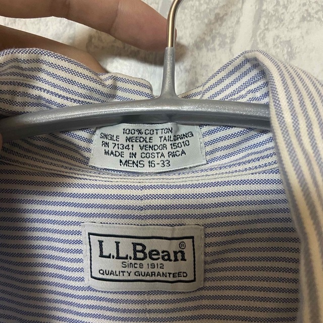 L.L.Bean(エルエルビーン)のR79 L.L.Bean ストライプシャツ 古着 オーバーサイズシャツ メンズのトップス(シャツ)の商品写真