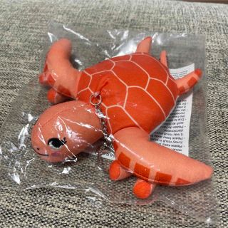 エーエヌエー(ゼンニッポンクウユ)(ANA(全日本空輸))のANA ミニ HONU マスコット キーホルダー オレンジ(ぬいぐるみ)