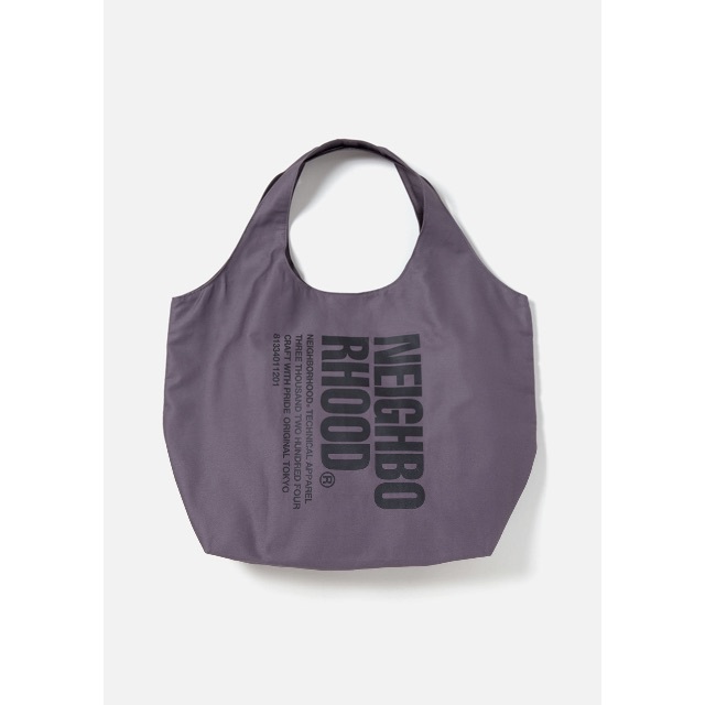 NEIGHBORHOOD - NEIGHBORHOOD ID TOTE BAG - L 23SS グレー 正規