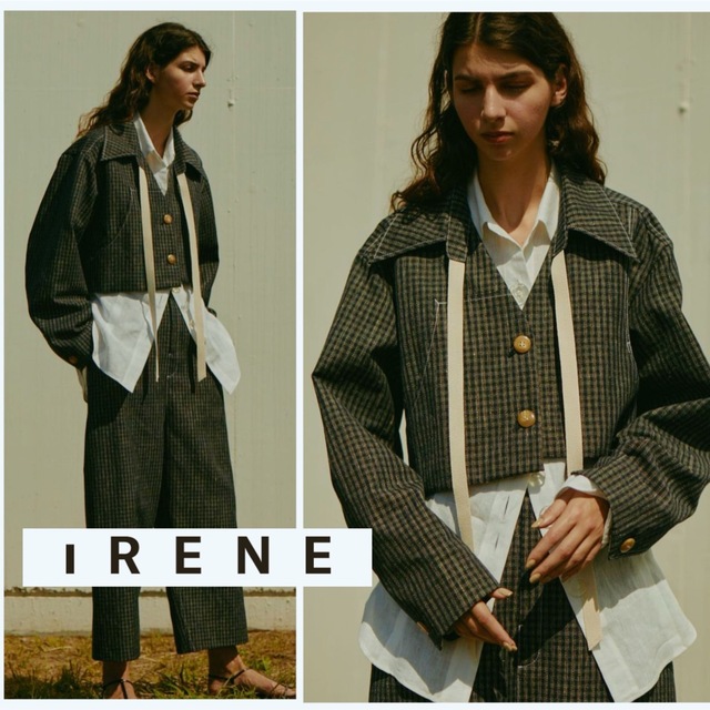 完売レア☆IRENE cropped blouson クロップドブルゾンレディース