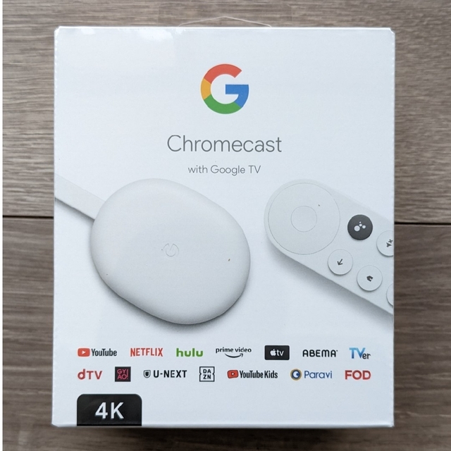 Google(グーグル)のChromecast with Google TV 4K　新品未開封品 スマホ/家電/カメラのテレビ/映像機器(その他)の商品写真