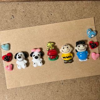 スヌーピー(SNOOPY)の3dネイルパーツ【スヌーピー　ピーナッツ　ベル　チャーリーブラウン　痛ネイル 】(デコパーツ)