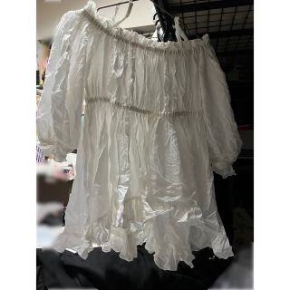 ピーチジョン(PEACH JOHN)の新品 KEIKO je t'aime ガーゼトップス ブラウス オフショルダー(シャツ/ブラウス(半袖/袖なし))