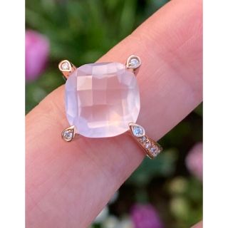 お買い得モデル クラシック✨上質リング✨チェッカーボードカット