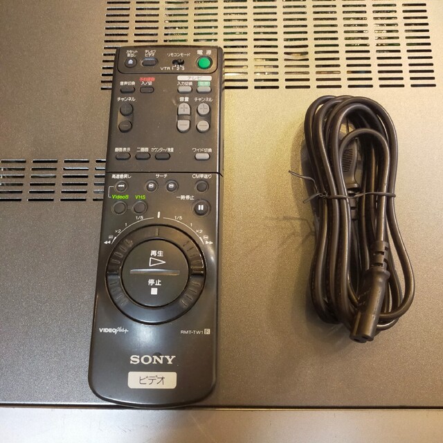 SONY Hi8/VHS Wデッキ【 WV-TW1 】リモコン付 動作確認済み