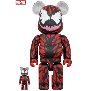 ベアブリック(BE@RBRICK)の新品 BE@RBRICK CARNAGE BEARBRICK 100% 400%(フィギュア)