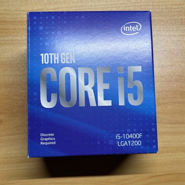 Intel i5 10400F 純正クーラー付き