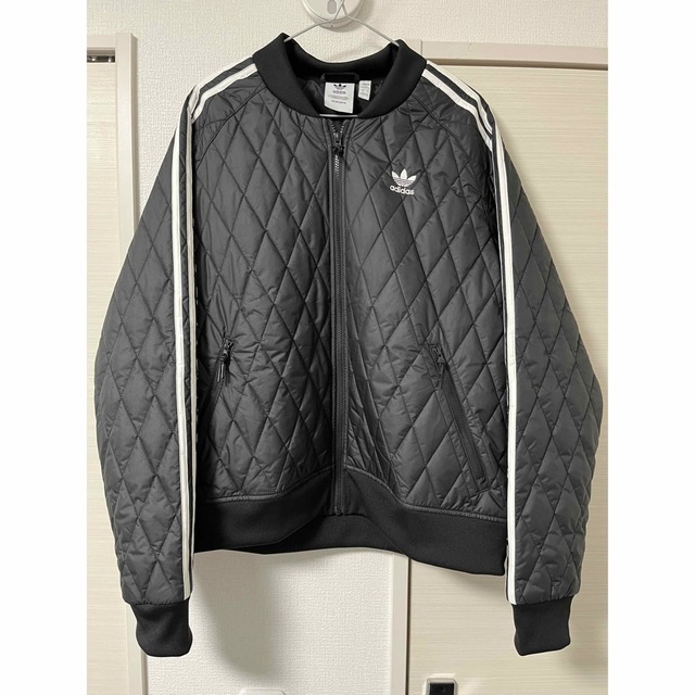 【美品！大きいサイズ】adidas★ボンバージャケット★キルティング★黒★XL