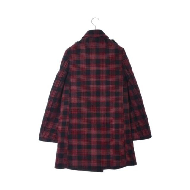 RED VALENTINO コート（その他） 40(M位) 赤x黒(チェック) 1