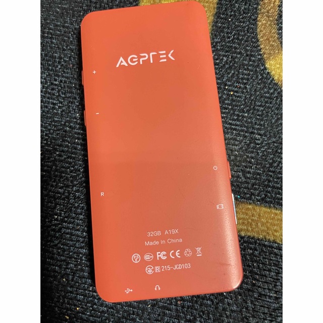 AGPTEK MP3プレーヤー Bluetooth5.2 32GB内蔵  スマホ/家電/カメラのオーディオ機器(ポータブルプレーヤー)の商品写真