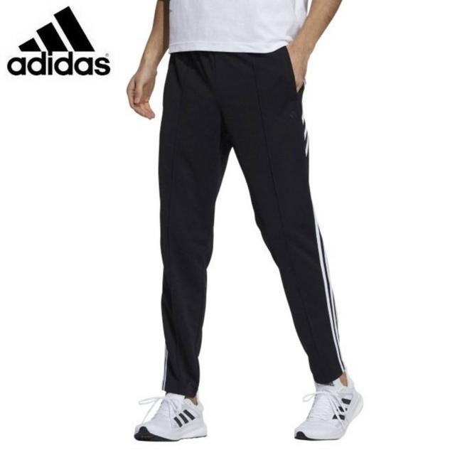 adidas(アディダス)の新品　アディダス　メンズ　上下セット　Lサイズ　春夏　白Tシャツ　ジャージ メンズのトップス(その他)の商品写真