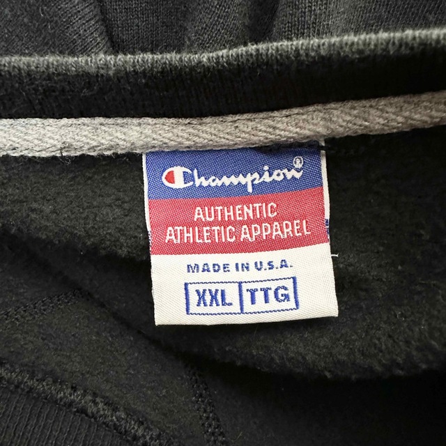 Champion 90s 00s USA製 スウェット 目あり 前V XXL