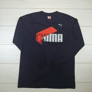 プーマ(PUMA)の150★PUMA スポーツ  メッシュ  ロング シャツ 黒(Tシャツ/カットソー)