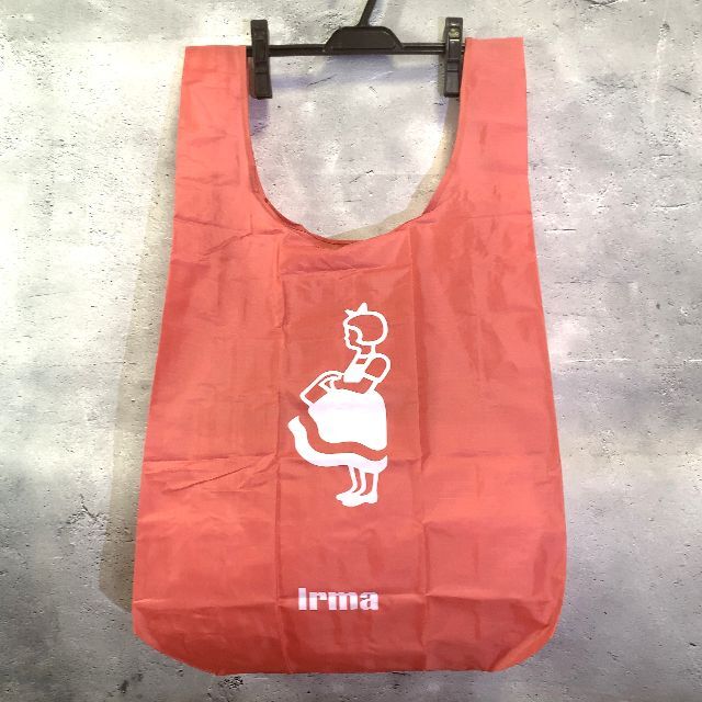 イヤマちゃん 赤（ピンク） エコバッグ ナイロン （ゆうパケット匿名）54 レディースのバッグ(エコバッグ)の商品写真