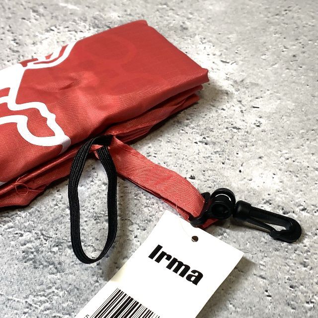 イヤマちゃん 赤（ピンク） エコバッグ ナイロン （ゆうパケット匿名）54 レディースのバッグ(エコバッグ)の商品写真
