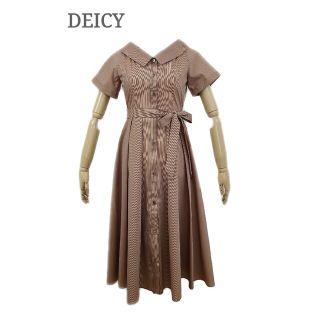 デイシー(deicy)の美品 DEICY デイシー　リボン付きワンピース(ひざ丈ワンピース)