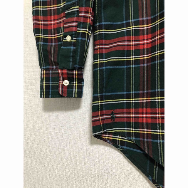 90s ポロ ラルフローレン BIG OXFORD SHIRT シャツ M 開襟 - シャツ