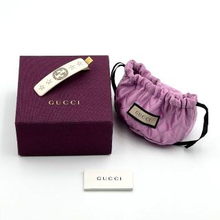 グッチ(Gucci)の【定価5.7万】グッチ　GUCCI　レディース　ヘアピン　ヘアクリップ　バレッタ(バレッタ/ヘアクリップ)