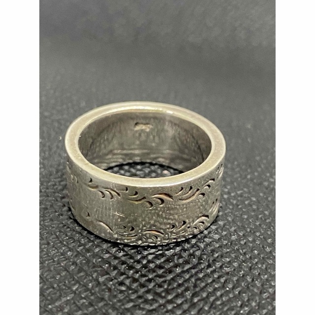 平打ち唐草模様　シルバー925リング アラベスクプレーンシンプルギフト銀指輪ヒは メンズのアクセサリー(リング(指輪))の商品写真