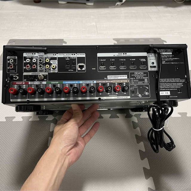 DENON - Denon AVR-X1600H AVサラウンドレシーバーの通販 by しまヴー