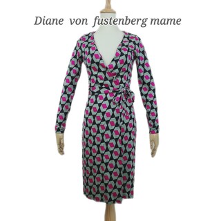 ダイアンフォンファステンバーグ(DIANE von FURSTENBERG)の美品 diane  von furstenberg  ラッピングワンピース(ひざ丈ワンピース)