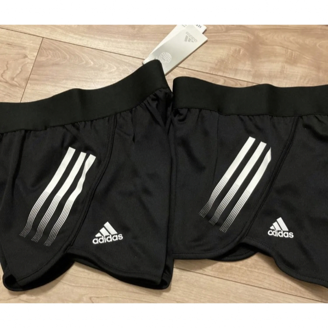 adidas - アディダス ジュニア ショートパンツ 150cm 2枚 ブラック 黒の通販 by ぷーさん |アディダスならラクマ