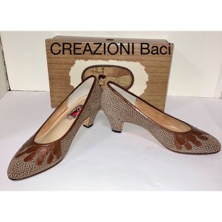 CREAZIONI Baci  素敵な大人パンプス　美品(ハイヒール/パンプス)