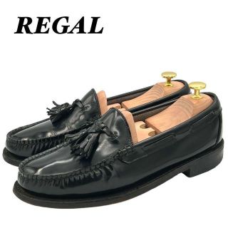 リーガル(REGAL)のREGAL W56B 黒 タッセルローファー 26.0cm(ドレス/ビジネス)