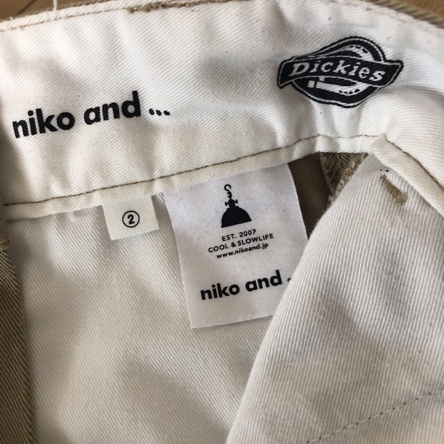 Dickies(ディッキーズ)のniko and... × Dickiesコラボ　ワイドパンツ レディースのパンツ(カジュアルパンツ)の商品写真