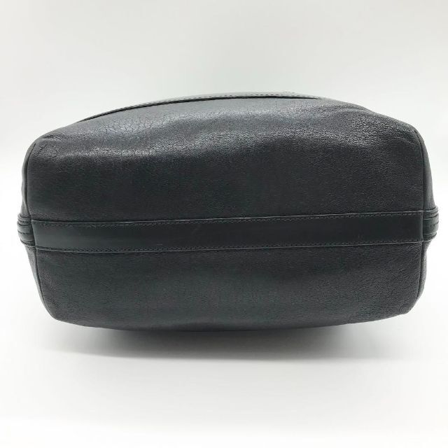 【極美品】BALLY バリー フォーマル ハンドバッグ ブラック チャーム付き