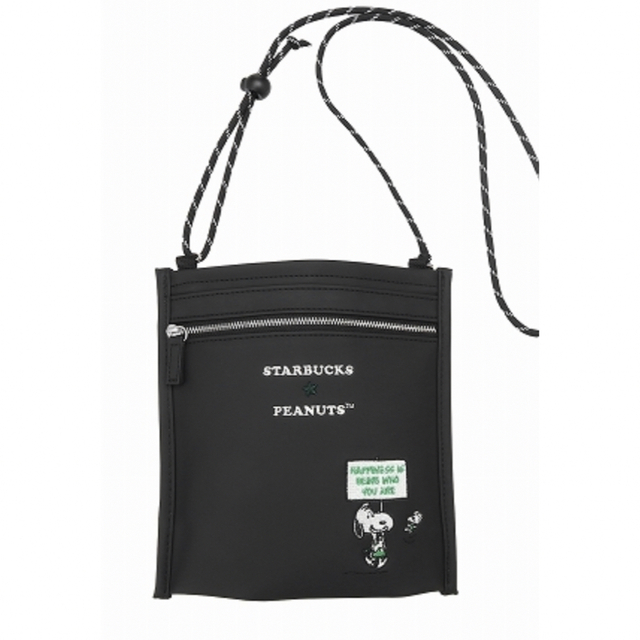 Starbucks(スターバックス)のStarbucks スヌーピー  サコッシュ スタバ snoopy BLACK レディースのバッグ(ショルダーバッグ)の商品写真