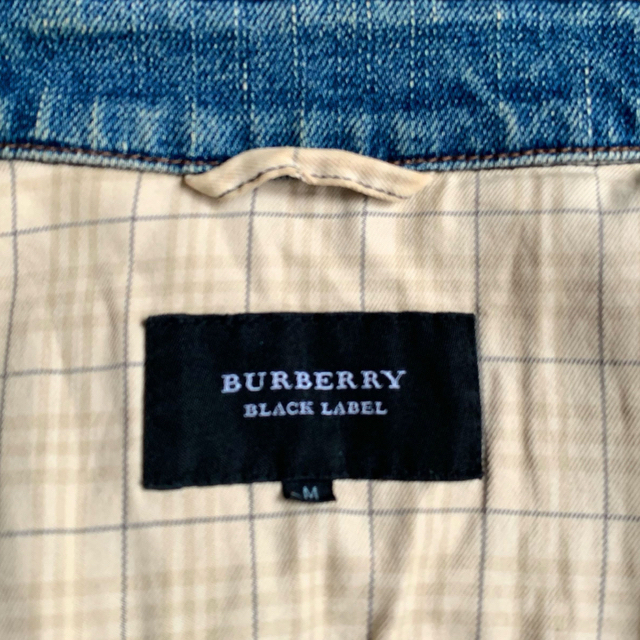 BURBERRY BLACK LABEL(バーバリーブラックレーベル)の春におすすめ！　バーバリーブラックレーベル　デニムジャケット メンズのジャケット/アウター(Gジャン/デニムジャケット)の商品写真