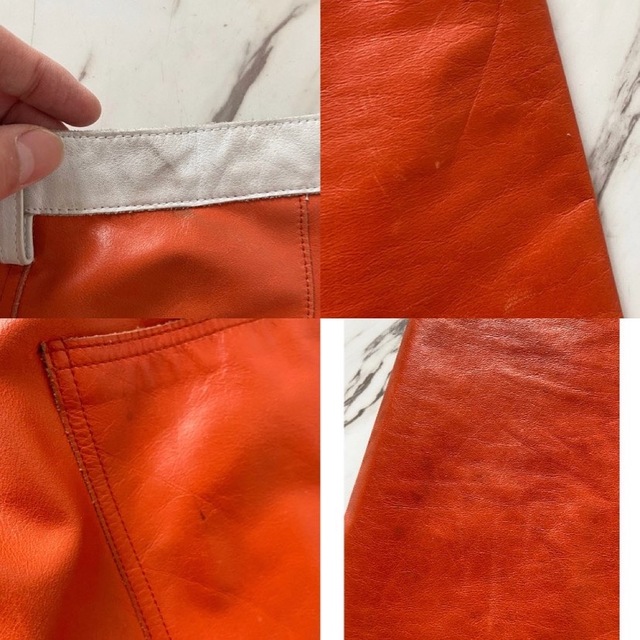 Jean-Paul GAULTIER - vintage 00s Jean Paul Gaultier レザーパンツの