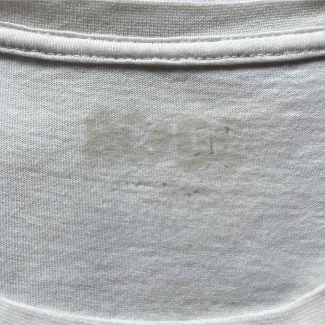 AC/DC Tシャツ　バンドT イナズマ　カラフル　古着　ホワイト　ヘビメタ メンズのトップス(Tシャツ/カットソー(半袖/袖なし))の商品写真