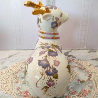 フランクリンミント フィギュリン 鹿 バンビ 陶器 置物 美品 台座付
