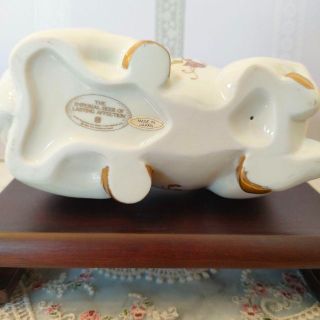 キナリ・ベージュ フランクリンミント フィギュリン 鹿 バンビ 陶器