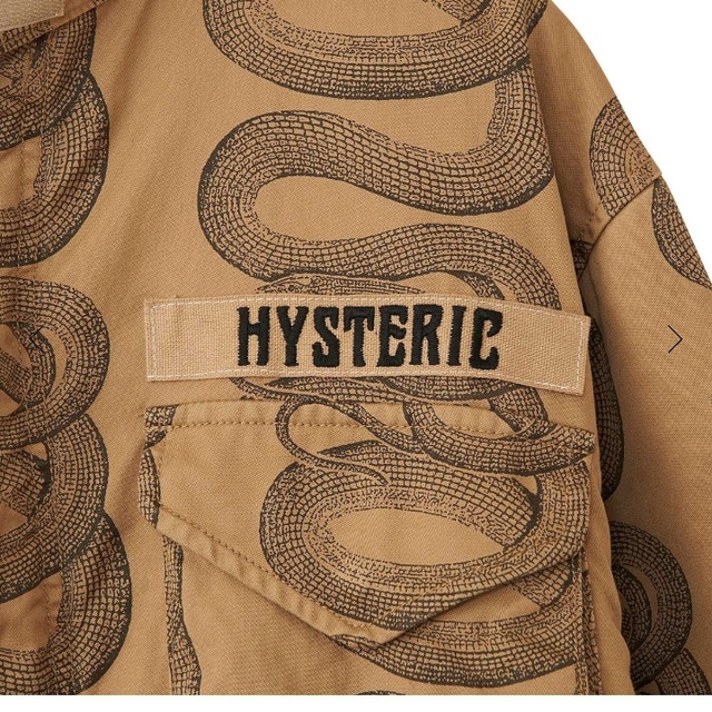 HYSTERIC GLAMOUR - ヒステリックグラマー SNAKE LOOP柄 M65