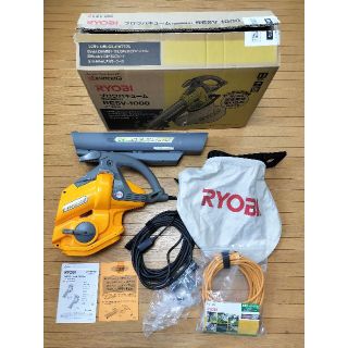 リョービ(RYOBI)の【値下げ】RYOBI ブロワバキュームRESV-1000 10m延長コード付(工具/メンテナンス)