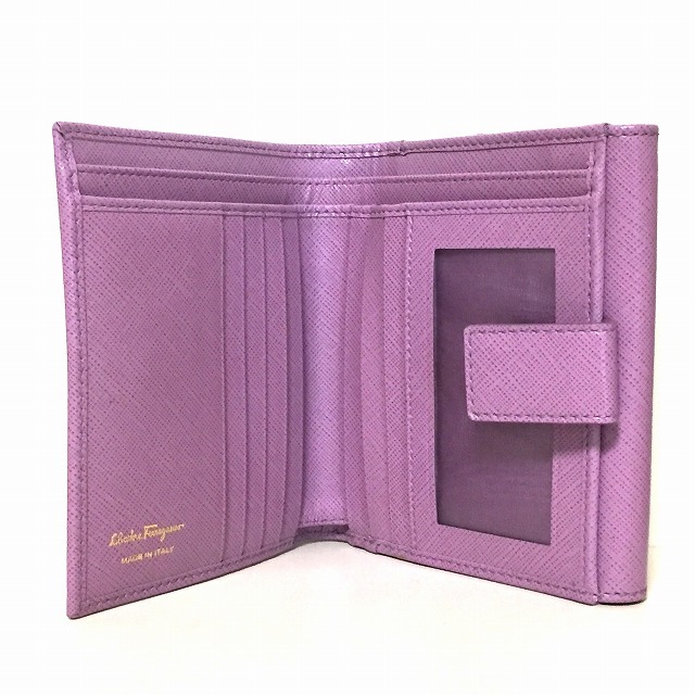 Salvatore Ferragamo(サルヴァトーレフェラガモ)のサルバトーレフェラガモ Wホック財布 レディースのファッション小物(財布)の商品写真