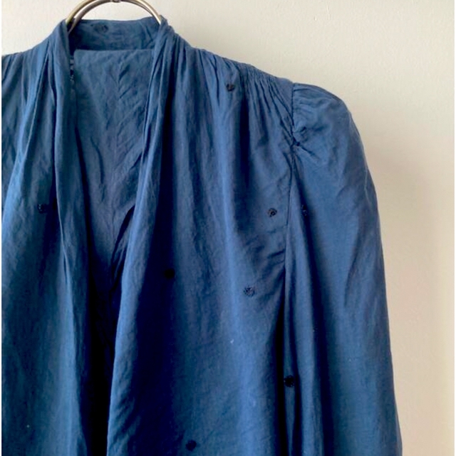 mame(マメ)のリネン　ジャケット　ボレロ　羽織　カーディガン　綿　トップス　マメ　好きに！ レディースのトップス(シャツ/ブラウス(長袖/七分))の商品写真