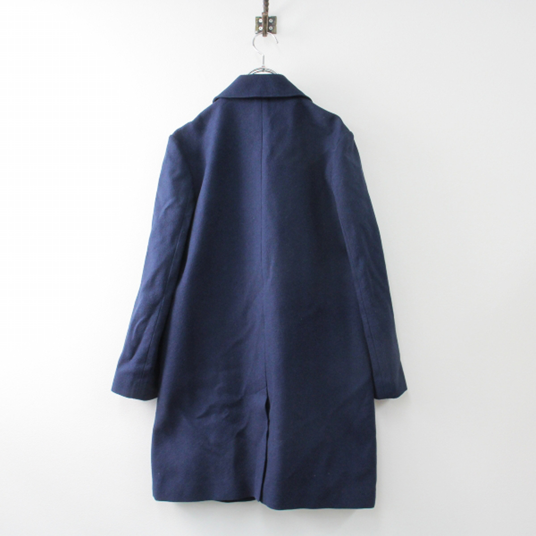 A.P.C(アーペーセー)の美品 2022 A.P.C. アーペーセー MANTEAU MADY ステンカラーコート 34/ネイビー 紺 アウター 丸襟 コットン【240013266611】 レディースのジャケット/アウター(その他)の商品写真