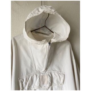 MILITARY - 希少 vintage ユーロミリタリー ホワイト スモックパーカー