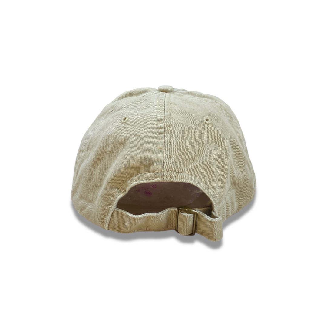 POLO RALPH LAUREN(ポロラルフローレン)の90s 00s ヴィンテージスーベニアキャップ ストラップバック ベージュ メンズの帽子(キャップ)の商品写真
