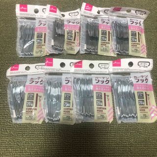 DAISO - ←新品〒カーテンフック カーテンレールが見えるAタイプ芯地幅75mm用8パック