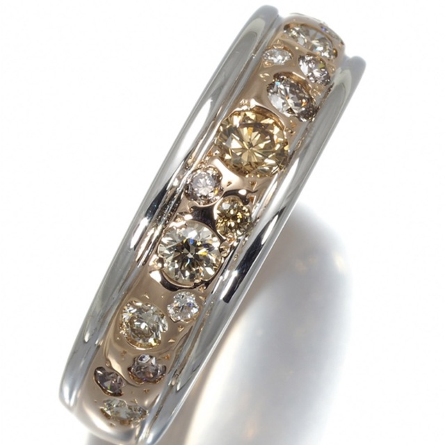 カシケイ メランジェ リング 0.62CT